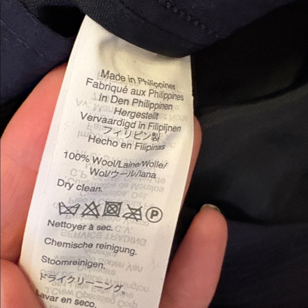 CrewCuts Navy Blue Suit; Boys' Ludlow Suit by Loro Piana Jacket & Pant Size 6 - Picture 16 of 16